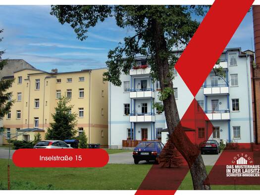 Wohnung zur Miete 365 € 3 Zimmer 66,2 m² frei ab sofort Inselstraße 15 Forst-Stadt Forst (Lausitz) 03149