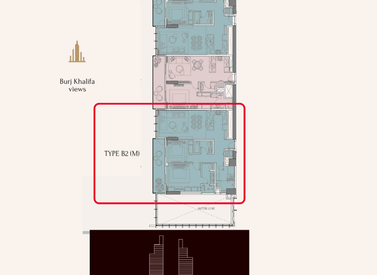 Wohnung zum Kauf 1.962.408 € 3 Zimmer 127,6 m² Dubai