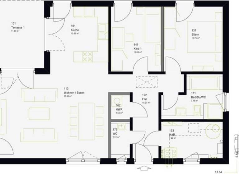 Bungalow zum Kauf 529.999 € 3 Zimmer 108,3 m²<br/>Wohnfläche 421 m²<br/>Grundstück Kirchdorf Haag i.OB 83527