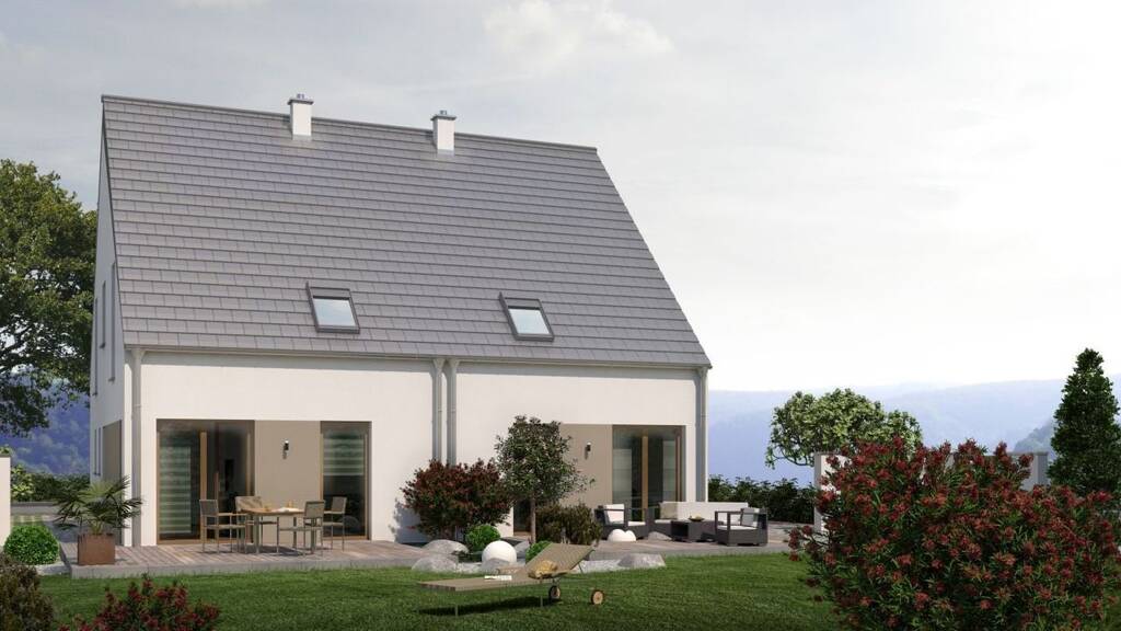 Doppelhaushälfte zum Kauf 583.420 € 4 Zimmer 126,1 m² 305 m² Grundstück Rümmingen 79595