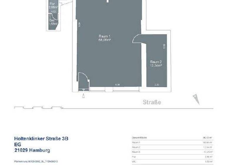 Laden zur Miete provisionsfrei Holtenklinkerstr. 3B Bergedorf Hamburg 21029