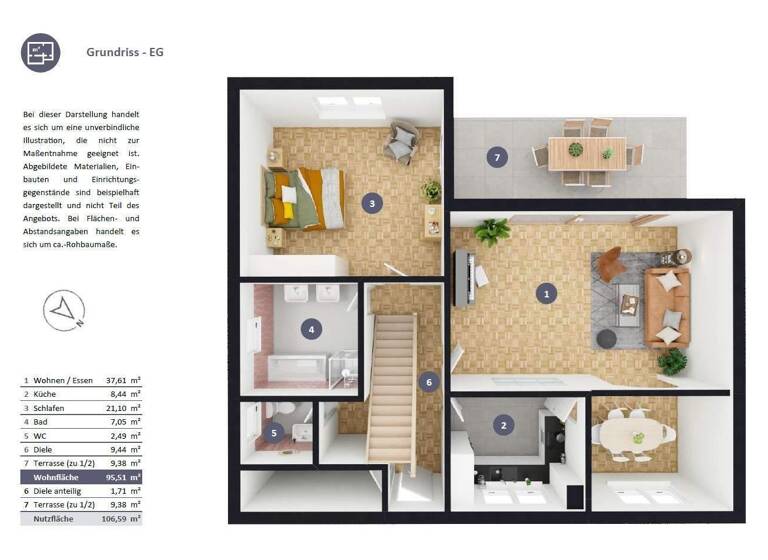 Einfamilienhaus zum Kauf 620.000 € 4 Zimmer 142 m² 809 m² Grundstück frei ab sofort Winkl Grabenstätt 83355