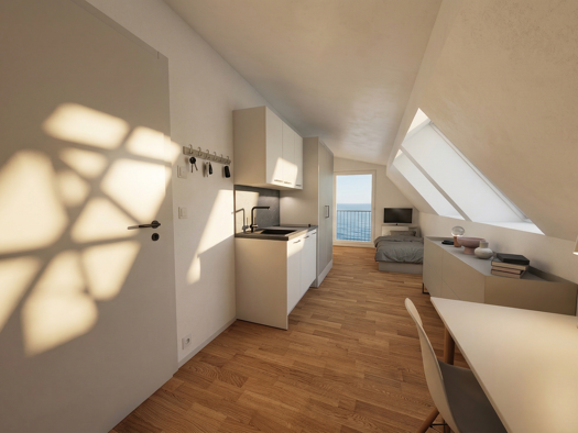 Studio zum Kauf - Neubau provisionsfrei als Kapitalanlage geeignet 330.393 € 1 Zimmer 19,6 m² Grasmeierstraße 8 Schwabing-Freimann München 80805