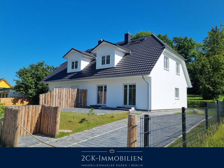 Doppelhaushälfte zum Kauf 449.000 € 4 Zimmer 107 m² 700 m² Grundstück frei ab sofort Am Golfplatz 9B Karnitz Garz/Rügen 18574