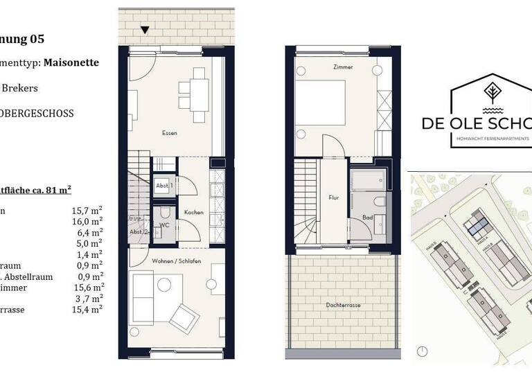 Maisonette zum Kauf 389.800 € 3 Zimmer 73 m² Hohwacht 24321