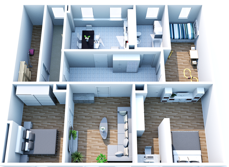 Wohnung zur Miete 525 € 4 Zimmer 100 m² 3. Geschoss frei ab sofort Muldenstraße 5 Döbeln 04720