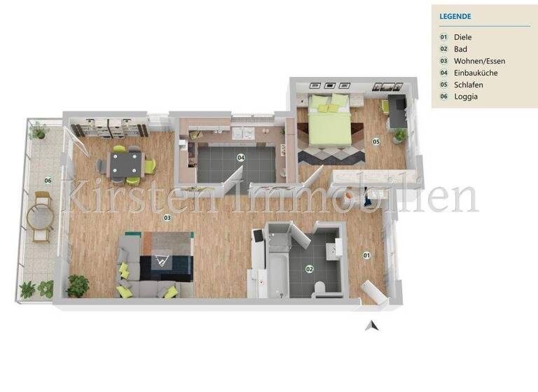 Wohnung zum Kauf 239.000 € 2,5 Zimmer 78 m² 1. Geschoss frei ab sofort Balingen 72336