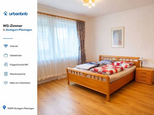 WG-Zimmer zur Miete auf Zeit 690 € 24 m² frei ab 01.10.2026 Schießhausstraße Plieningen Plieningen 70599