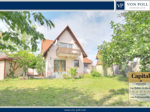 Einfamilienhaus zum Kauf 485.000 € 6 Zimmer 132,2 m² 603 m² Grundstück Böckingen Heilbronn - Böckingen 74080