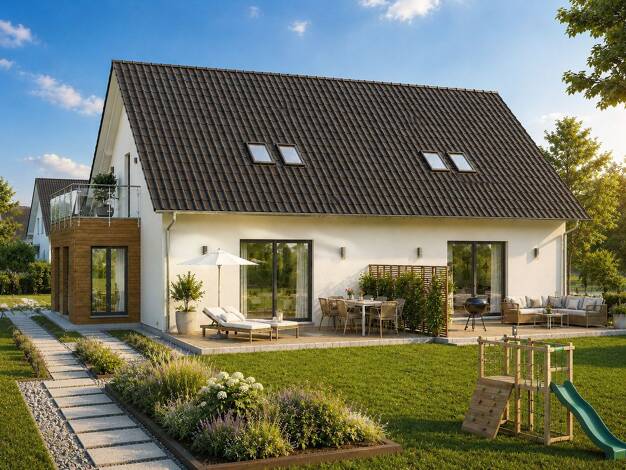 Doppelhaushälfte zum Kauf - Erstbezug provisionsfrei 501.769 € 5 Zimmer 135 m² 350 m² Grundstück Neuenbürg Neuenbürg 75305
