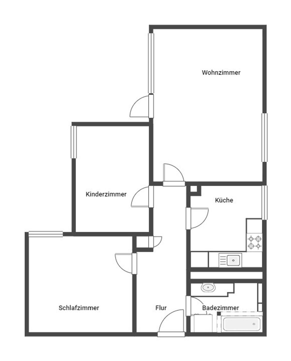 Immobilie zum Kauf als Kapitalanlage geeignet 294.000 € 3 Zimmer 71,3 m²<br/>Fläche Gersthofen Gersthofen 86368