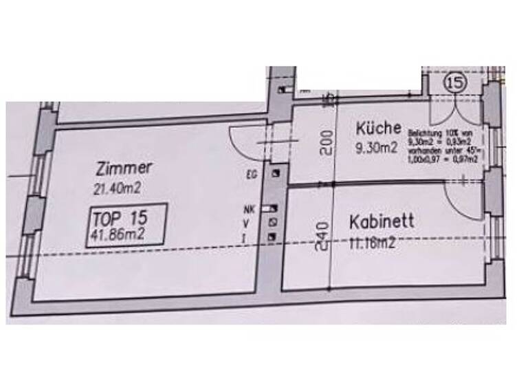 Studio zum Kauf 62.000 € 1 Zimmer 40,9 m² Wien 1150