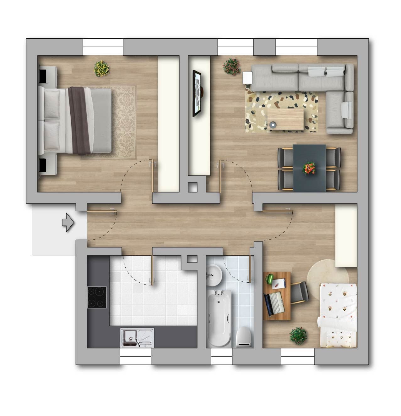 Wohnung zur Miete 335 € 3 Zimmer 59,8 m²<br/>Wohnfläche EG<br/>Geschoss 01.03.2025<br/>Verfügbarkeit Glück-Auf-Weg 2 Kitzscher Kitzscher 04567