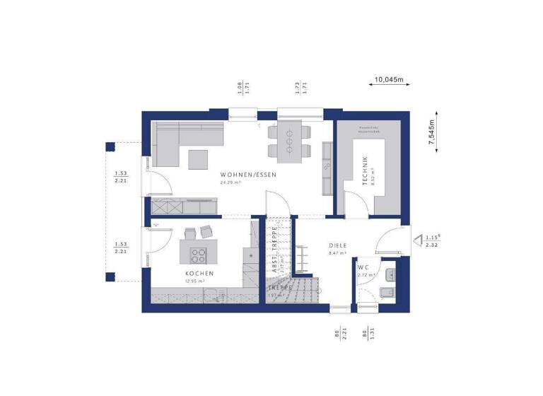 Haus zum Kauf 328.109 € 4 Zimmer 120 m² 611 m² Grundstück Wilburgstetten 91634