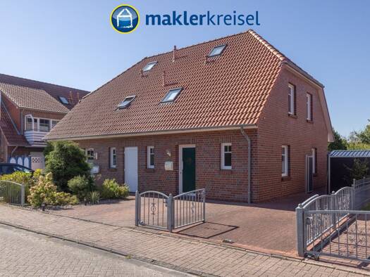 Doppelhaushälfte zum Kauf 325.000 € 4 Zimmer 106 m² 1.817 m² Grundstück Westeraccumersiel Dornum 26553