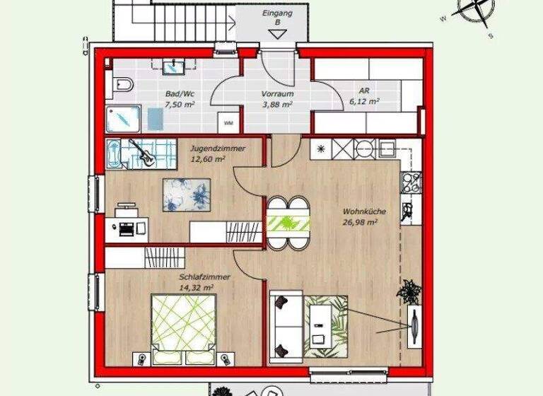 Wohnung zum Kauf - Erstbezug 294.900 € 3 Zimmer 71 m² Ernst Bayer-Gasse Bruck an der Leitha 2460