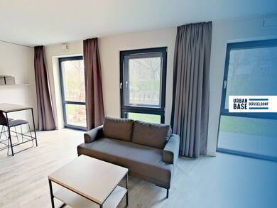 Studio zur Miete 919 € 1 Zimmer 42,2 m² EG frei ab sofort Himmelgeister Straße 270 Bilk Düsseldorf 40225