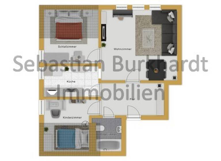 Wohnung zur Miete 640 € 3 Zimmer 75 m² Marktstraße 20 Arnstadt 99310