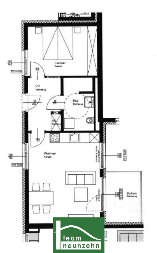 Wohnung zur Miete 456 € 2 Zimmer 48,7 m²<br/>Wohnfläche 2.<br/>Geschoss Friedhofgasse 17 Gries Graz 8020