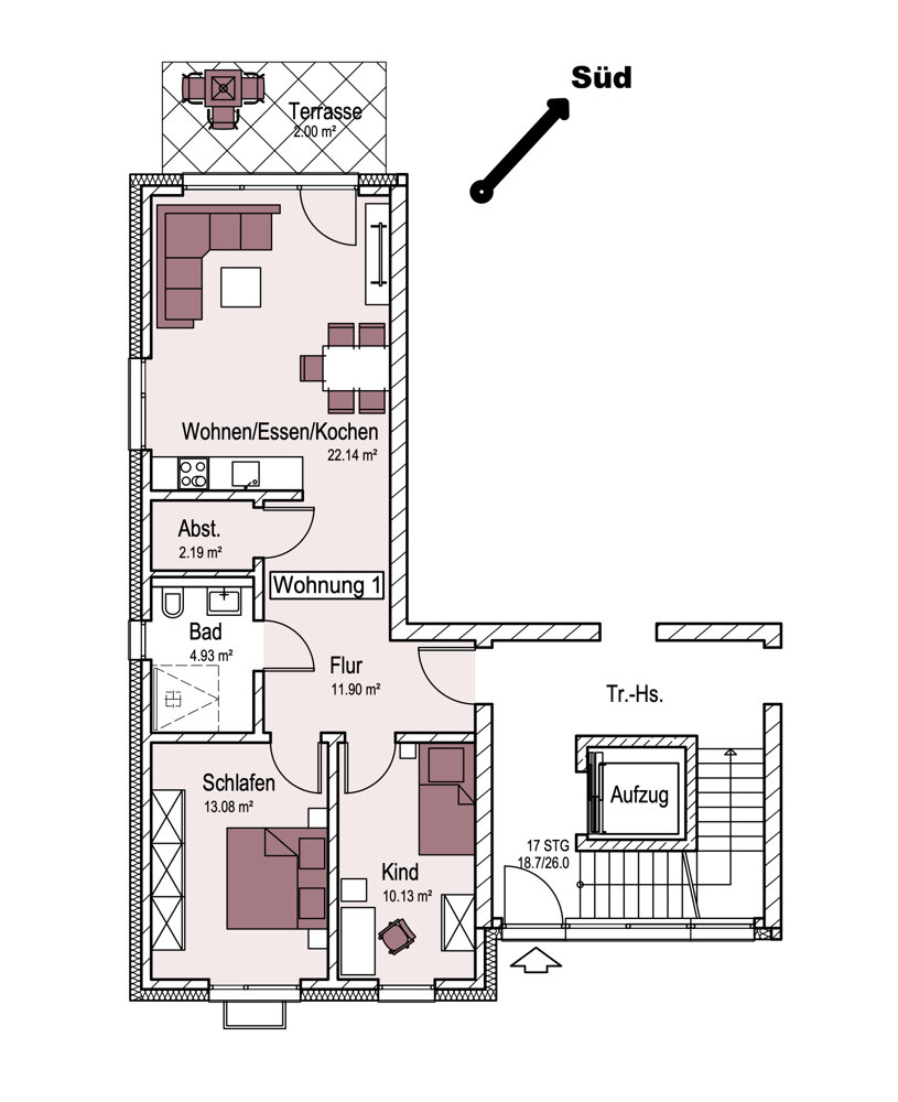 Wohnung zum Kauf 284.500 € 3 Zimmer 66 m²<br/>Wohnfläche 01.11.2025<br/>Verfügbarkeit Bad Lippspringe 33175