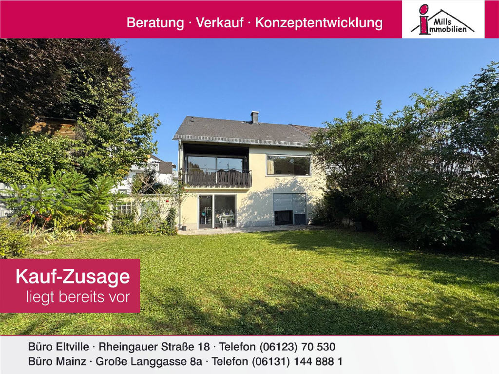 Doppelhaushälfte zum Kauf 540.000 € 6 Zimmer 185 m²<br/>Wohnfläche 465 m²<br/>Grundstück Erbach Eltville am Rhein 65346