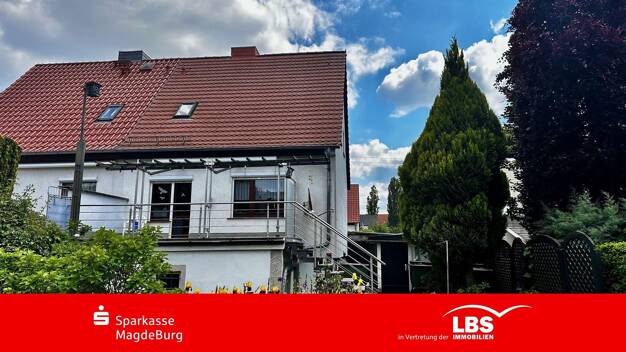 Doppelhaushälfte zum Kauf 185.000 € 3 Zimmer 85 m² 443 m² Grundstück Quittenweg Magdeburg 39118