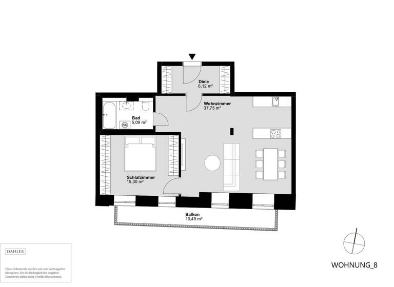 Wohnung zum Kauf - Erstbezug provisionsfrei 490.000 € 2 Zimmer 69,5 m² 1. Geschoss Chiemseestrasse 27 Entfelden Reit im Winkl 83242
