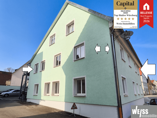 Wohnung zum Kauf 180.000 € 5 Zimmer 130 m² 1. Geschoss Röttingen 97285