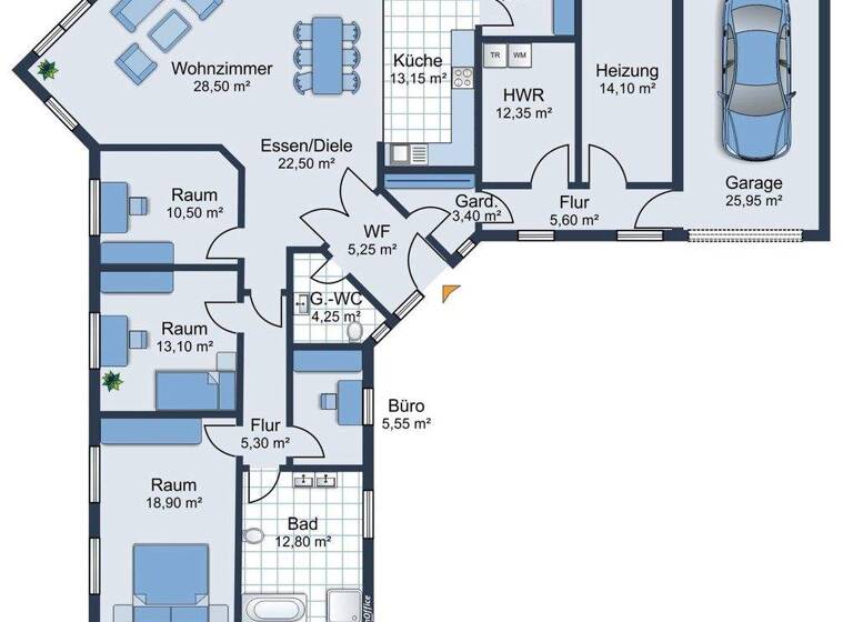 Einfamilienhaus zum Kauf 549.000 € 6 Zimmer 165,4 m² 2.997 m² Grundstück Kiefhorst 1 Drangstedt Geestland 27624