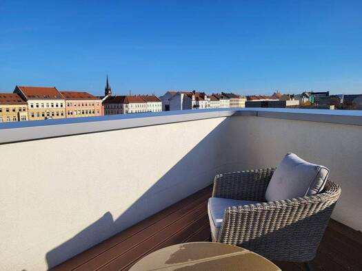 Penthouse zur Miete 1.370 € 2 Zimmer 89,5 m² 6. Geschoss Konstantinstraße 21 Neustadt-Neuschönefeld Leipzig / Neustadt-Neuschönefeld 04315