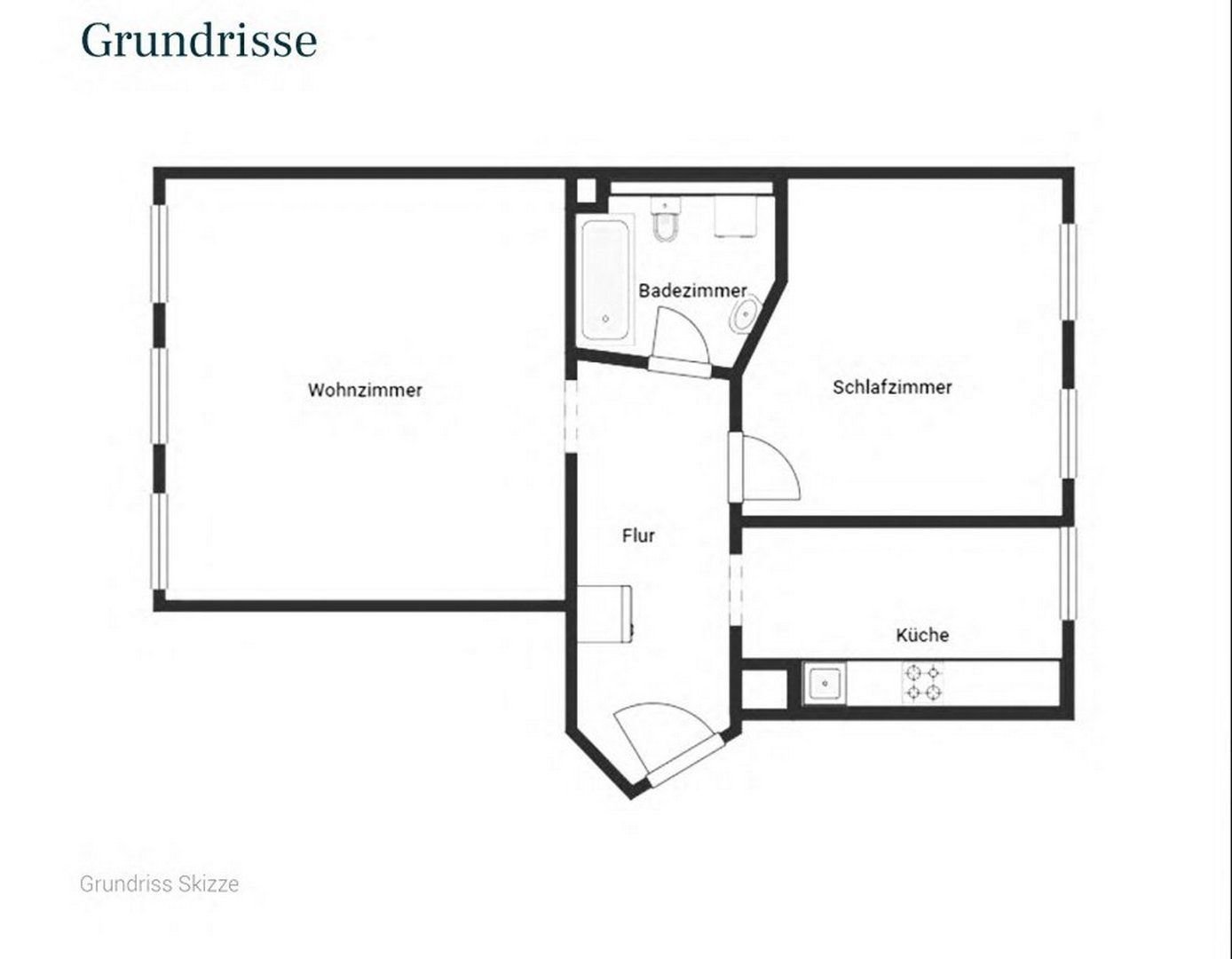 Wohnung zur Miete 450 € 2 Zimmer 60 m²<br/>Wohnfläche Flemmingstraße 4 Altlindenau Leipzig 04177