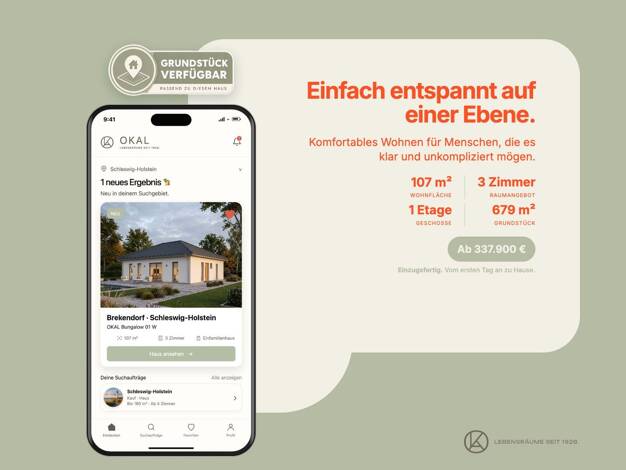 Bungalow zum Kauf 337.900 € 3 Zimmer 106 m² 679 m² Grundstück Brekendorf 24811