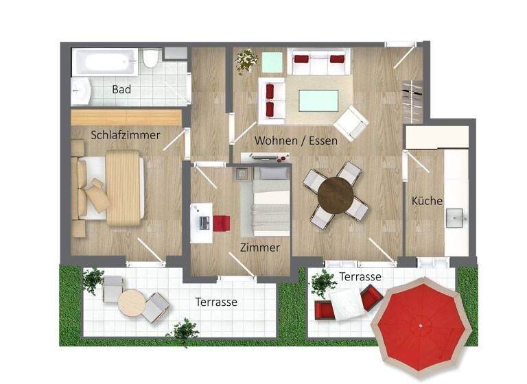 Terrassenwohnung zum Kauf 249.000 € 3 Zimmer 70 m² In der Donk 38 Hassels Düsseldorf 40599