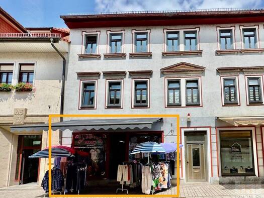 Ladenfläche zur Miete 500 € 98 m² Verkaufsfläche Zentrum Rudolstadt 07407