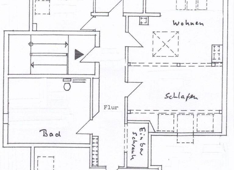 Wohnung zur Miete 550 € 4 Zimmer 95 m² 3. Geschoss Weimarer Straße 5 Naumburg Naumburg (Saale) 06618