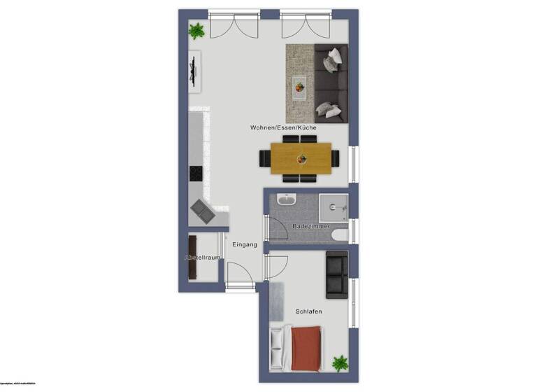 Wohnung zum Kauf 279.000 € 2 Zimmer 55 m² Beinstein Waiblingen - Beinstein 71334