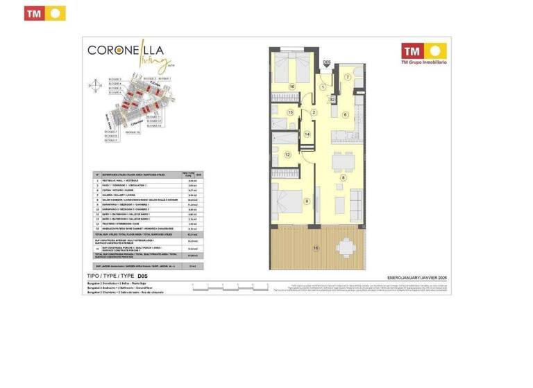 Terrassenwohnung zum Kauf provisionsfrei 315.000 € 3 Zimmer 62 m² Calle Benissa Torrevieja 03186