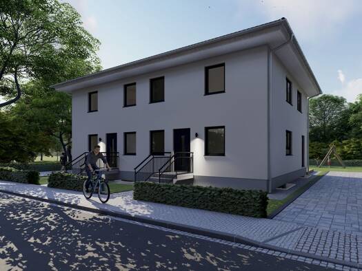 Doppelhaushälfte zum Kauf - Erstbezug 365.000 € 4 Zimmer 111 m² 331 m² Grundstück frei ab sofort Fredersdorf-Süd Fredersdorf-Vogelsdorf 15370