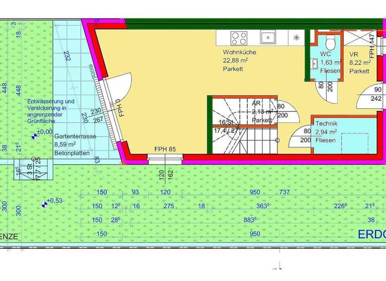 Reihenmittelhaus zum Kauf - Erstbezug 479.000 € 4 Zimmer 99 m² frei ab 01.06.2026 Fischamend 2401