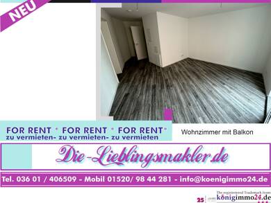 Wohnung zur Miete - Erstbezug 380 € 1 Zimmer 30 m² 1. Geschoss frei ab sofort Görmar Mühlhausen/Thüringen 99974