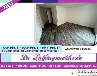 Wohnung zur Miete 380 € 1 Zimmer 30 m² 1. Geschoss frei ab sofort Görmar Mühlhausen/Thüringen 99974