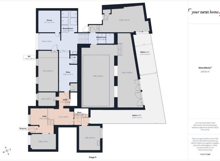 Büro zum Kauf 300.000 € 340 m² Bürofläche Zweibrücken 66482
