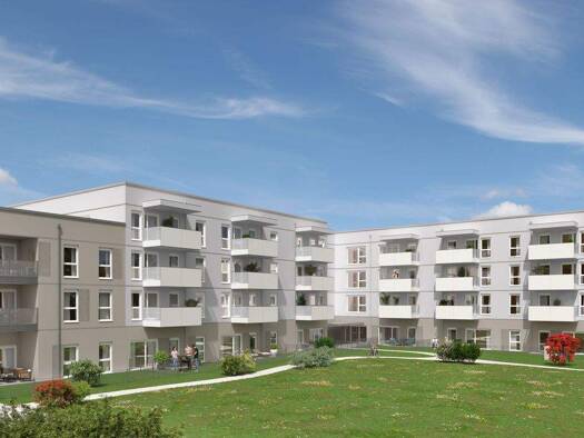 Wohnung zur Miete - Erstbezug 981 € 3 Zimmer 74,2 m² 2. Geschoss Am Dorfplatz 2 Alkoven 4072