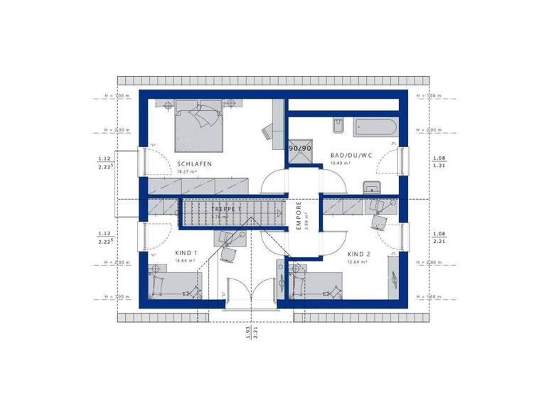Haus zum Kauf 540.258 € 5 Zimmer 132 m² 460 m² Grundstück Lehesterdeich Bremen 28357