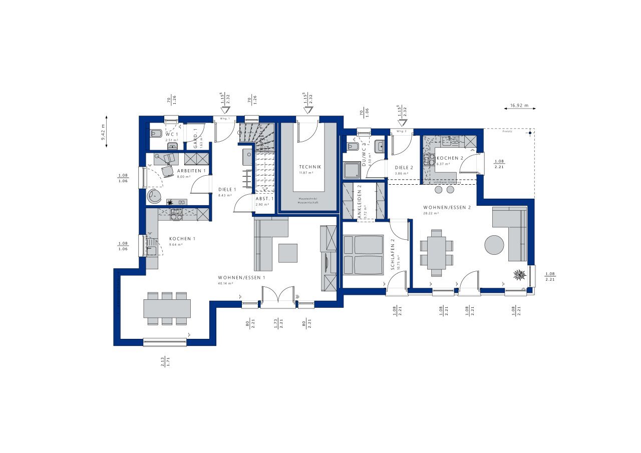 Mehrfamilienhaus zum Kauf 735.732 € 7 Zimmer 220 m²<br/>Wohnfläche 620 m²<br/>Grundstück Hövelhof Hövelhof 33161