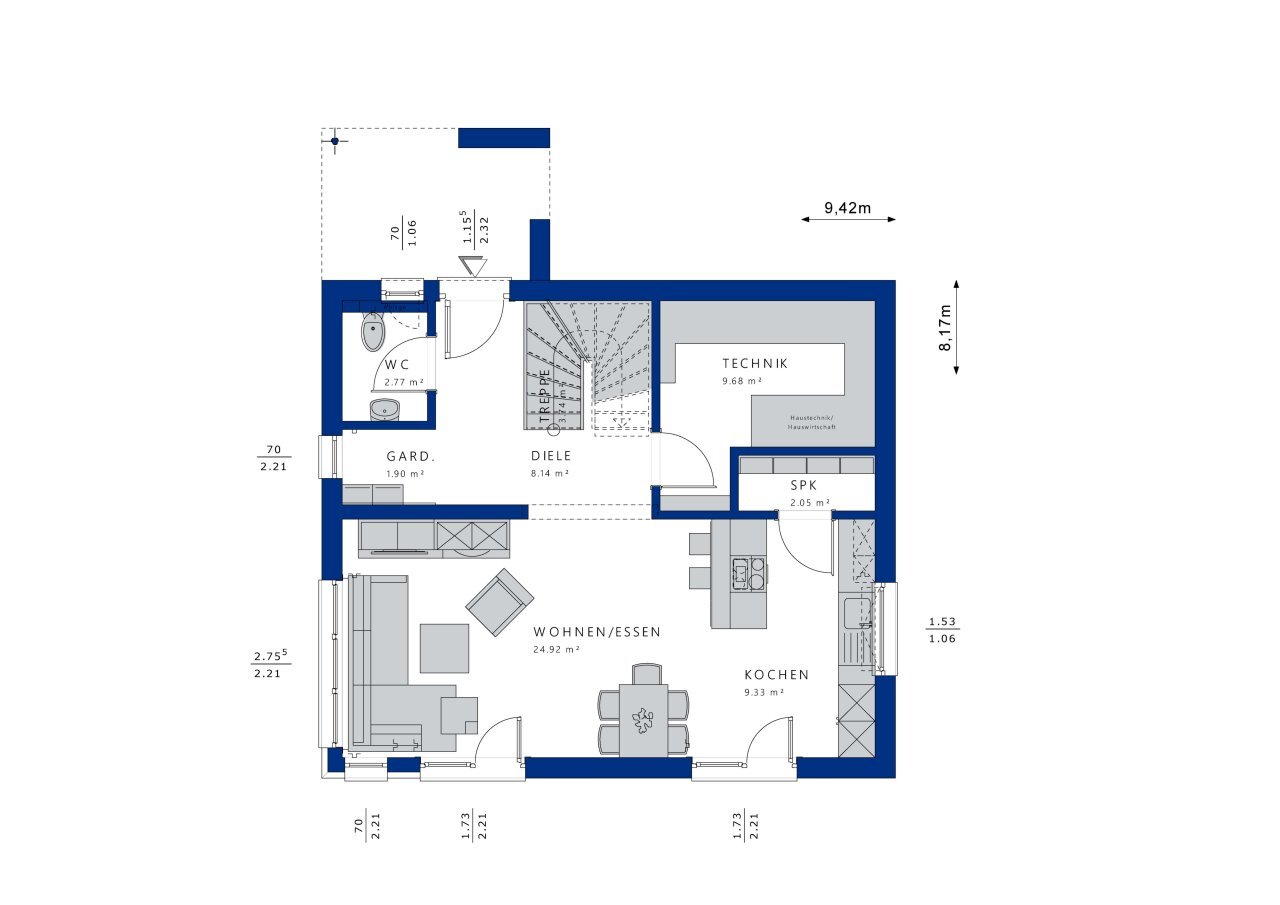 Einfamilienhaus zum Kauf 725.230 € 4 Zimmer 124,8 m²<br/>Wohnfläche 420 m²<br/>Grundstück Schwabelweis Regensburg 93055