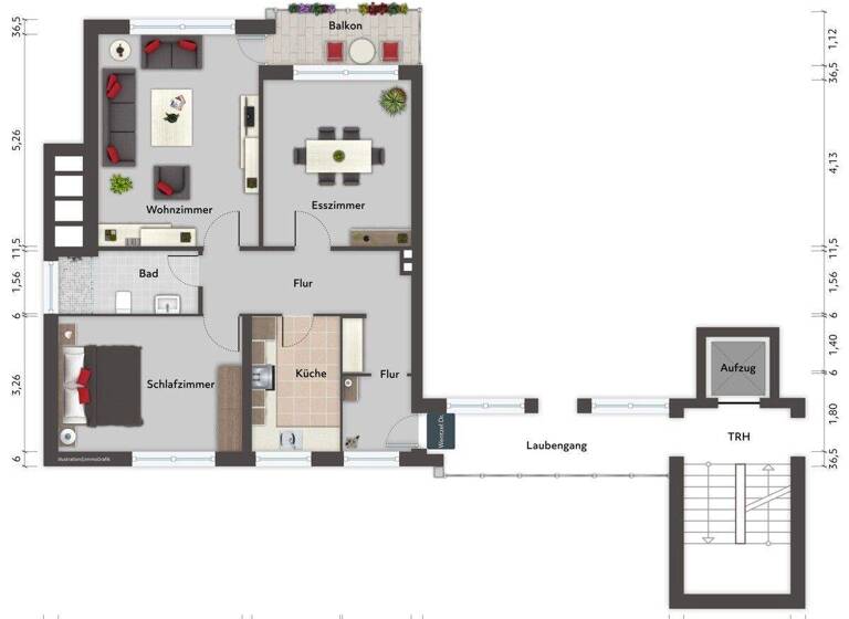 Wohnung zum Kauf provisionsfrei 220.000 € 3 Zimmer 74,6 m² 6. Geschoss Wedel 22880