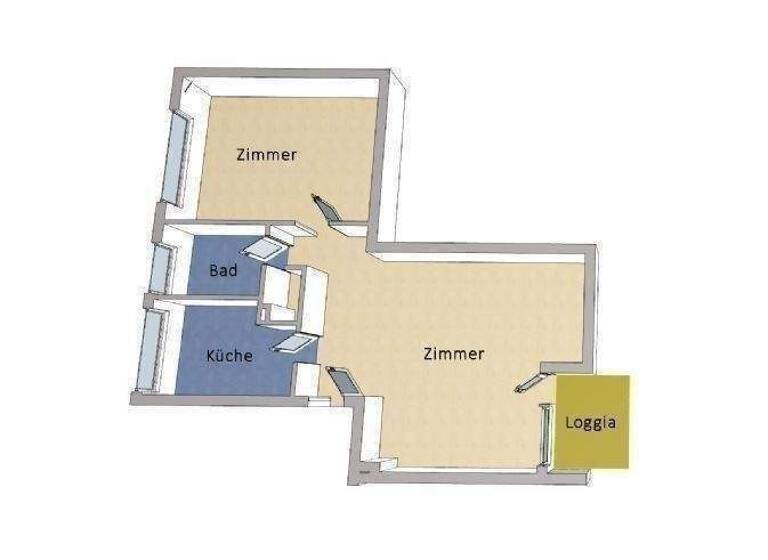 Wohnung zum Kauf 230.000 € 2 Zimmer 57 m² Spandau Berlin 13583
