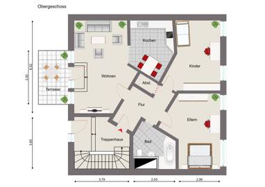 Terrassenwohnung zum Kauf provisionsfrei 115.000 € 3 Zimmer 86 m² Pritzwalk Pritzwalk 16928