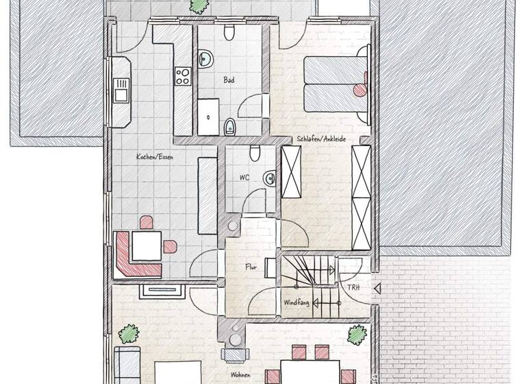 Wohnung zum Kauf 270.000 € 2 Zimmer 97,4 m² Staufenberg Gernsbach, Staufenberg 76593